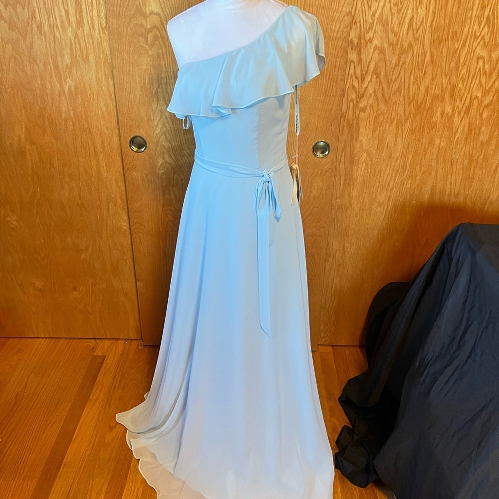 NWT Morilee by Madeline Gardner Bridesmaid Dress Sky 21503